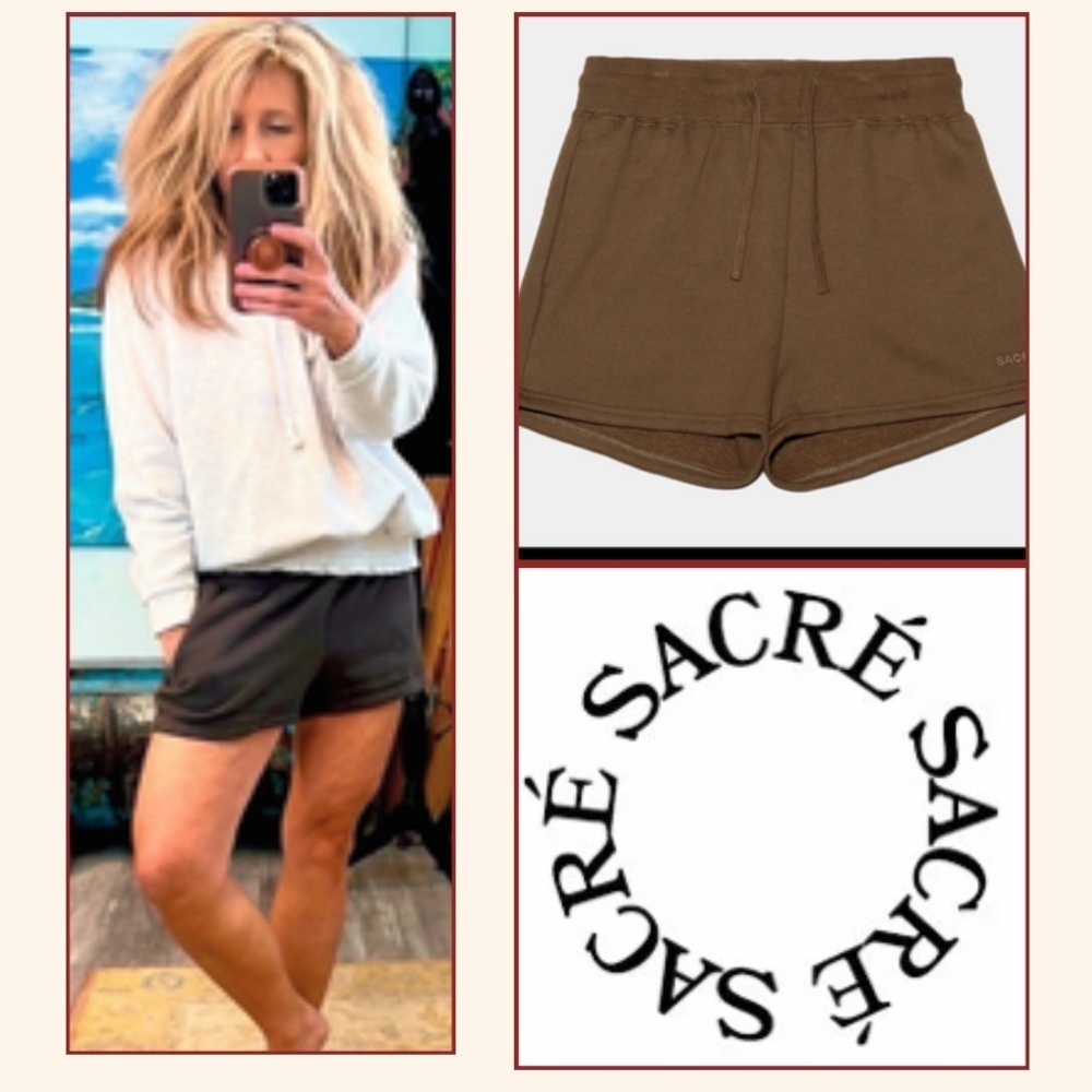 ⭐️Sacre’ Clothier, Pocketed, Comfy Fleece Shorts, Perfect Wardrobe Staple, M